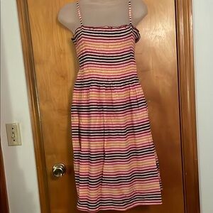 Striped Pinks, Oranges and Browns Sundress